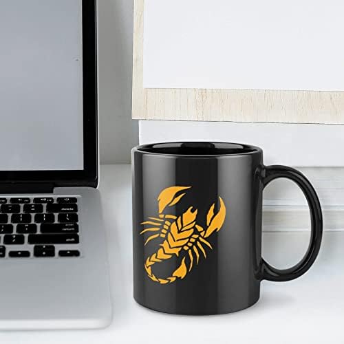 Impressão do imperador Scorpion Creme caneca de caneca de caneca copo de chá de café Cuple