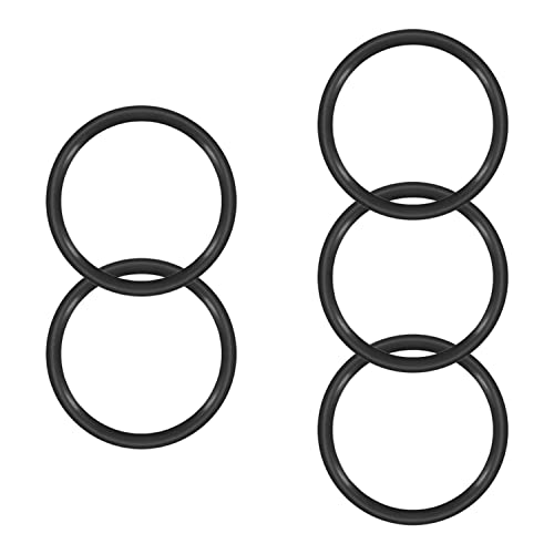 Bettomshin 5pcs O-rings de borracha nitrila, 33,3 mm OD 28mm ID 2,65mm Largura, Métrica de vedação