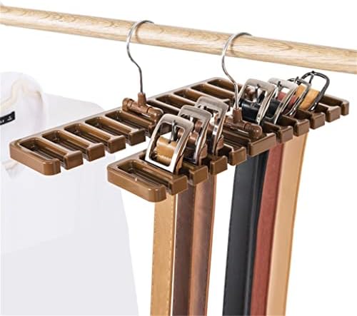 Cabide de cinto de fsysm, tanque de gravata de gravata Treche Organizer para guarda -roupa de plataforma de armazenamento de cinto grande penduramento prateleira