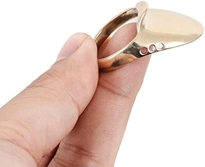 Besportble 2pcs Acessórios do polegar Número de engrenagem arco Archer de capa de dedo de dedo de toque de capa de cobre de cobre