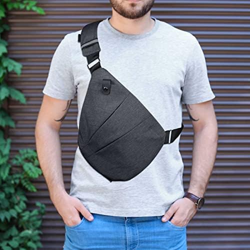 Novo bolsa flexível para viajar bolsa de tipóia clara fina de ombro de peito fino anti-tief crossbody