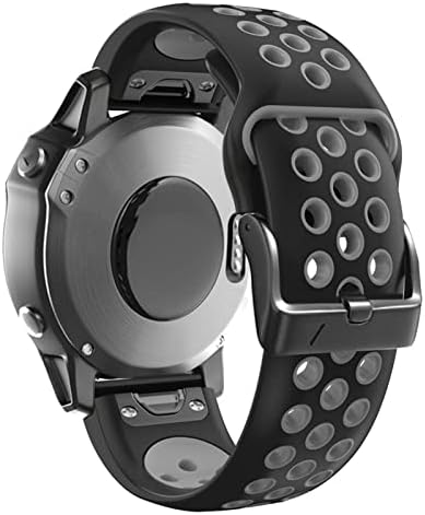 Buday Sport Silicone Watch Band para Garmin Fenix ​​7x 7 6x 6 Pro 5x 5plus S60 935 RELUMAÇÃO rápida