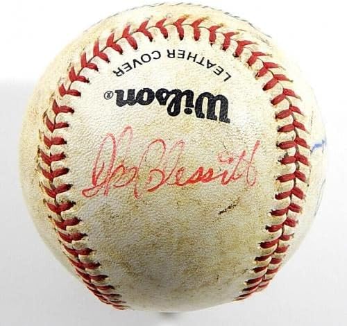 Detroit Tigers assinou beisebol 5 AUTOS WILCOX Brown Rozema Blessitt - Bolalls autografados