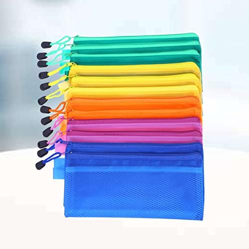 Stobok Bags Bags Zipper colorida para acessórios de plástico líquido PEN MASH ALEMANHA ALAGEM A POUCH POUTFOLIO