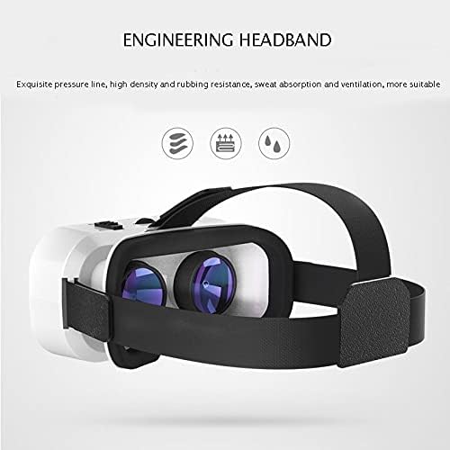 Znbjjwcp mini vr óculos 3d óculos de realidade virtual realidade vR fone de ouvido celular 3d filmes