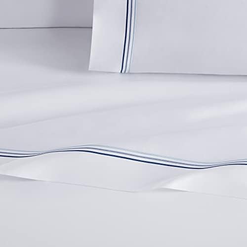 Aston & Arden Sateen Sheet Set - algodão 600 contagem de linhas de lã luxuosas lençóis de