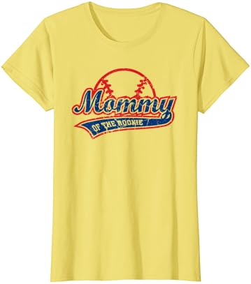 Mamãe de beisebol vintage engraçada da camiseta de novato