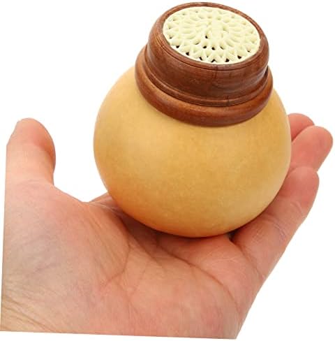 Hanabass Cricket Pot Gourd Gage Recurter com frascos de armazenamento de tampa com tampas de armazenamento de armazenamento de armazenamento doméstico cabaça de cabana jarda jarda de madeira tanque de armazenamento de chá de madeira chaque