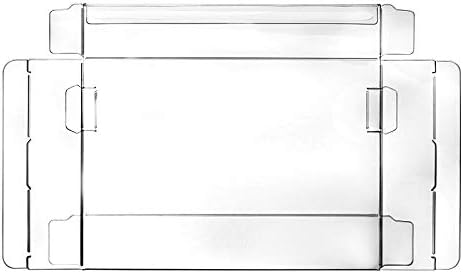 Childmory 10pcs caixa de proteção clara Caixa de proteção Display Sleeve Protector para PS 2 Cube Xbox Wii Xbox 360 Games Cartidge Box