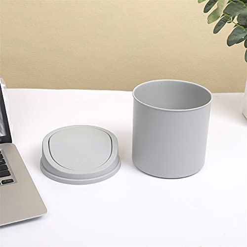 MHYFC Desktop Dustbin para limpeza de mesa Gerente de lixo de alta capacidade para material de escritório