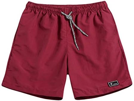 Firero plus shorts para o verão masculino fino de calça de praia de praia casual shorts esportivos de cor sólida solta