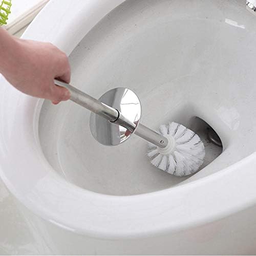 Escova de vaso sanitário meilishuang, escova de vaso sanitário limpa de aço inoxidável, escova