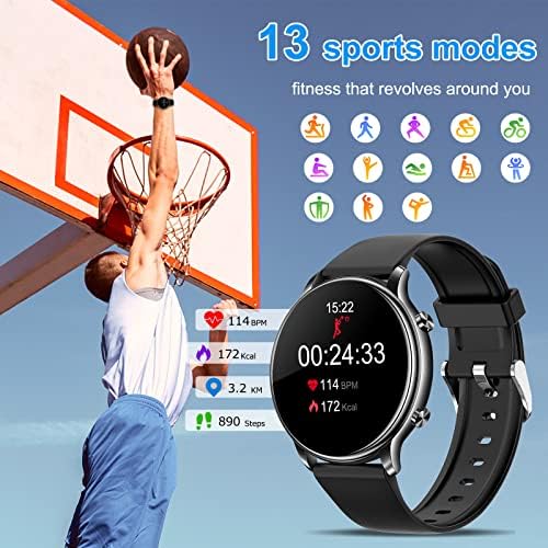 Smart Watch for Men, SmartWatch para Android/iOS Phones