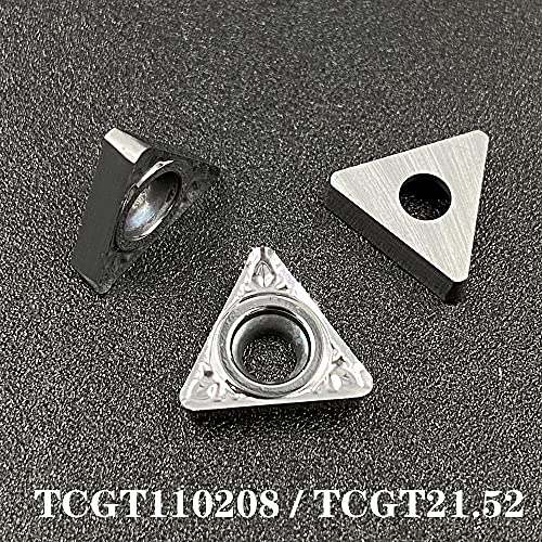 10pcs tcgt21.52 -ak alumínio insere cutter de alumínio inserir inserções de carboneto para alumínio