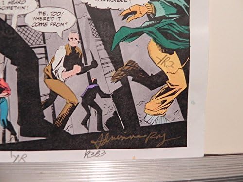 Guia de cores Nº 5 do Superhero Flash Vintage DC Flash assinado por Adrienne Roy PG18