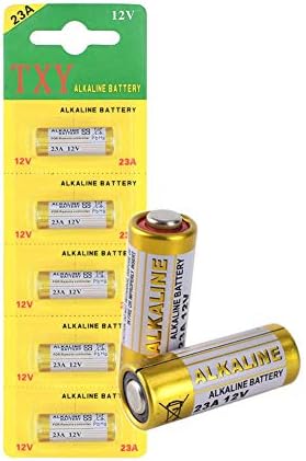 TXY 5pcs/pacote 23a Bateria alcalina 12V 21/23 23GA A23 A-23 GP23A RV08 LRV08 E23A V23GA BATERIAS PARA