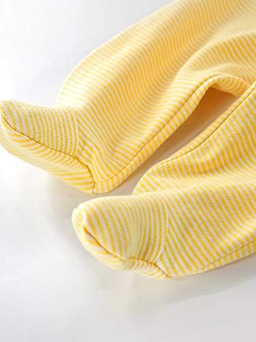 Ensinar leanbh recém-nascido bebê 3 calças com pés de algodão bordando que bordou perneiras casuais