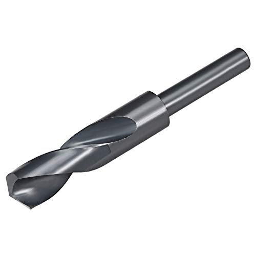 Furtação de haste reduzida de 21 mm, bit de broca de torção de aço de alta velocidade de ½ ”de ½”, aço de alta velocidade HSS 9341 óxido preto com haste reta de 1/2 polegada