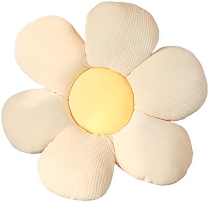Almofada de travesseiro de pelúcia em forma de flor da margarida Sldhfe, almofadas de arremesso