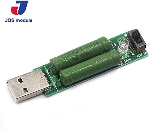Peças da ferramenta Porta USB Mini descarga Resistor de carga Digital Tester de tensão Digital Testador 2a