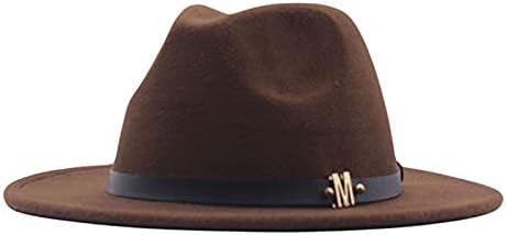 Moda Black preto do Panamão Funcionário Classic Classic Chapéu de lã Fedora Hat flexível Caps elegantes Caps