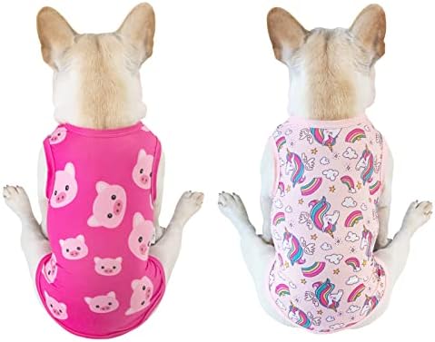 Camisas de cachorro fofos de espinha de espinha 2 roupas de estimação de animais de estimação de animais