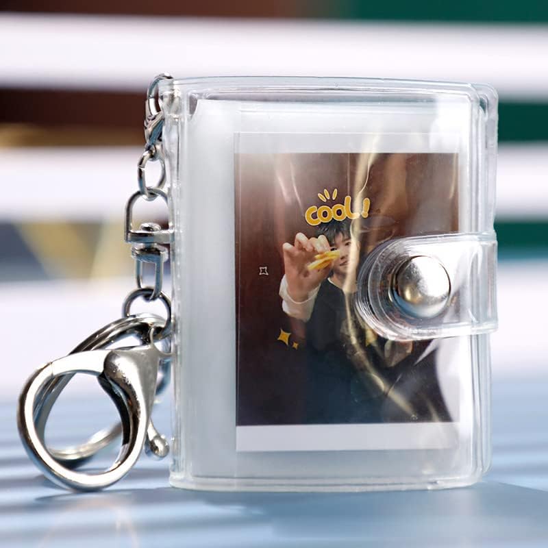 Tingku personalizado mini pequeno álbum de fotos Keychain 16 Fotos Livro Titular Keyring DIY Gifts for Noffriard