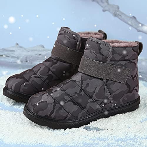 Botas de inverno para mulheres quentes de neve curta botas ao ar livre para mulheres sapatos de tornozelo