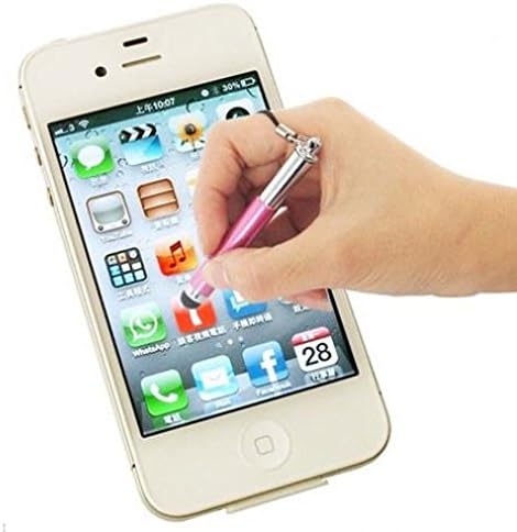 Tela de toque de Mini Stylus rosa Extenível Tela de toque LCD Visor de caneta compacto e leve para T -Mobile