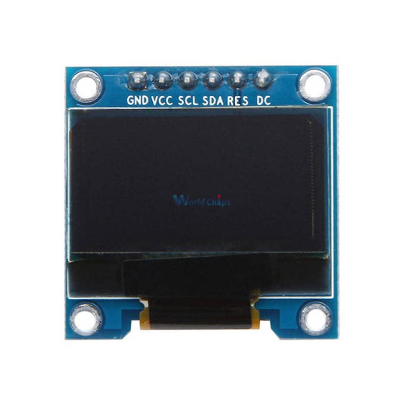Módulo de exibição SPI OLED de 0,96 polegadas 12864 interface spi 6pins SPI 0,96 Módulo de exibição LCD azul compatível com DIY para Arduino 51 SMT32