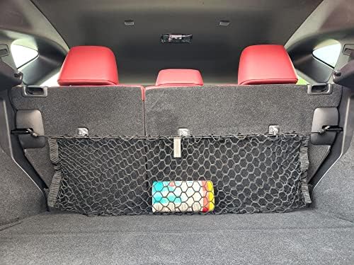 Rede de carga de malha de tronco elástica do estilo do envelope traseiro para o Lexus NX 250 NX 350 2022-2023 - Organizador do tronco premium e armazenamento - rede de bagagem para crossover - Melhor organizador de carros para Lexus nx