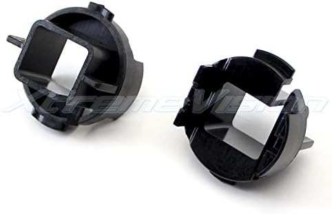 XtreMevição® H7 Hid LED Bulbo Adapter Retentor para instalação do farol para Hyundai: Elantra, Mistra,