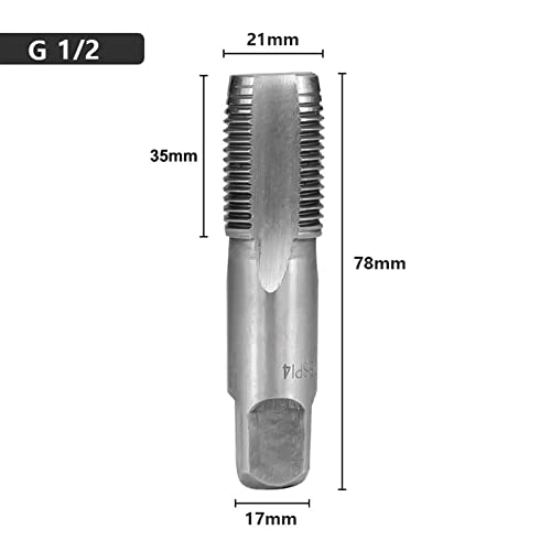 Tubo de torneira cônico G1/8 1/2 3/4 1 tubo de côngueira Tap para parafuso de metal Ferramentas de corte