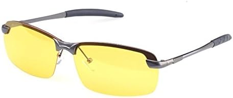 Rungear Night Vision HD UV400 Vicos polarizados para homens que dirigem óculos de segurança