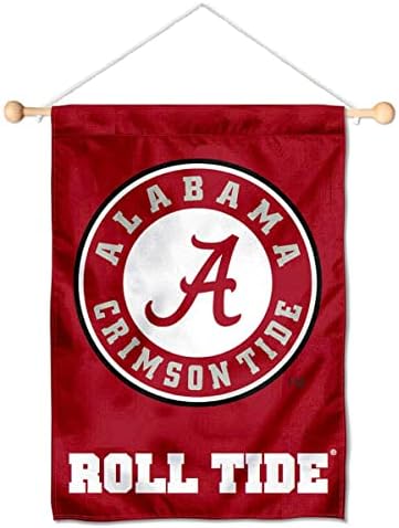 Logotipo do Círculo Crimson Alabama Mini Banner e Pacote de Pólo de Banner