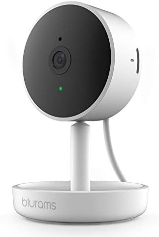 Câmera de segurança interna Blurams 2K, câmera de animais de estimação do Baby Monitor, câmeras Wi-Fi para segurança doméstica com reconhecimento facial, palestra bidirecional, visão noturna, detecção de movimento e som, trabalha com Alexa e Google