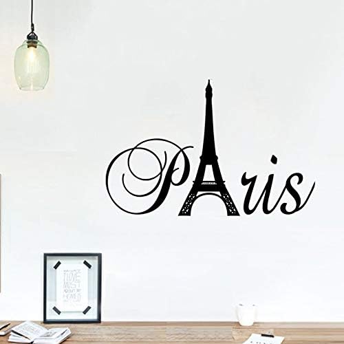 Adesivos de parede adesivos decalques adesivos de parede removíveis Paris Tower Art Decors Decalques de parede Citação