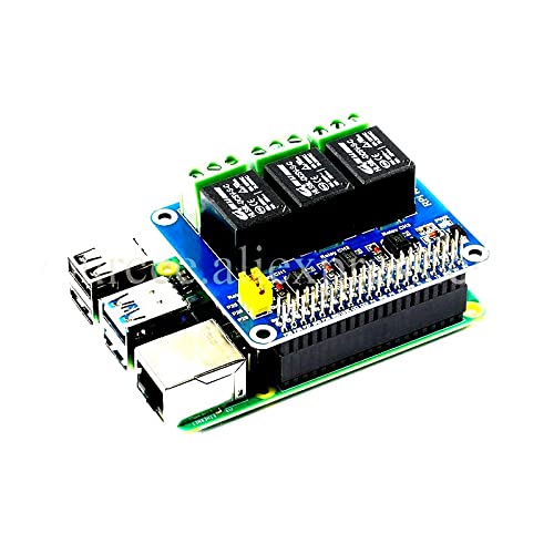 Para Raspberry Pi Power Relay Board Module Shield Supports RPI A+/B+/2 B/3 B 4B Placa de expansão Smart Home