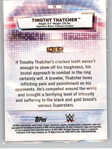 2021 Topps Chrome WWE Refractor 98 Timothy Thatcher