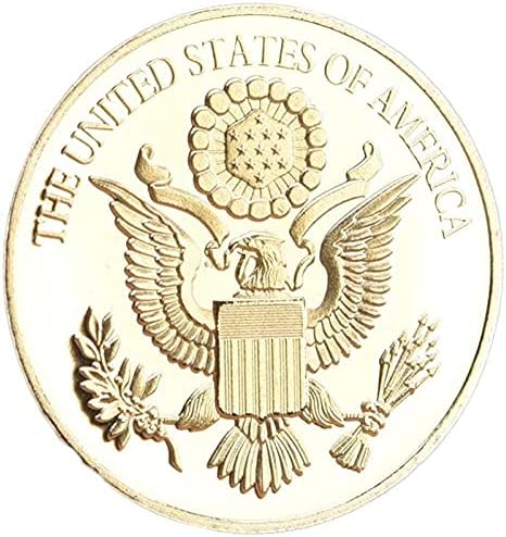 2018 Novo Estados Unidos Great Seal Comemorativo Coin Bald Eagle Pirâmide Crachá comemorativo Nacional Coleção