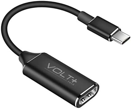 Trabalhos da Volt Plus Tech HDMI 4K Kit USB-C Compatível com Xiaomi Redmi Note 8 2021 Adaptador