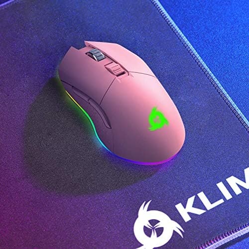 Klim Blaze recarregável mouse de jogos sem fio rgb e fones de ouvido com fusão com pacote de fones de ouvido com microfone de longa duração