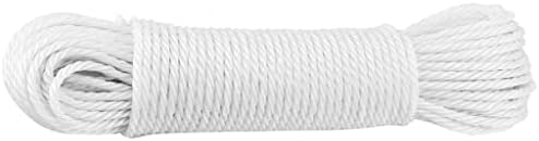Douba 20m de comprimento de nylon corda de secar cabides de roupas de lavagem de linhas de cordão para acampar para o ar livre jardim