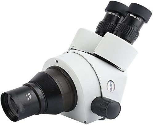 Koppace 0,3x Microscópio estéreo Barlow Lente 287mm Microscópio de distância Lente de Microscópio de Microscópio