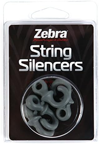Pacote de silenciadores de corda zebra