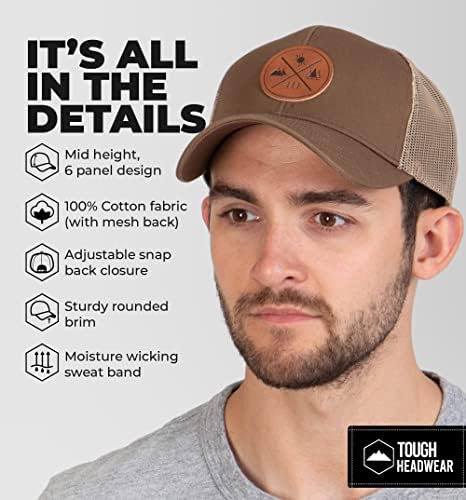 Capinho de caminhão de cabeça dura, chapéu de caminhoneiro - Mesh Back Caps, Snapback Trucker Hats