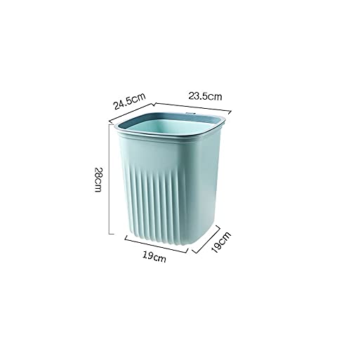 Wyndel Trash lix lixo pode plástico lixo quadrado cesta para o banheiro de cozinha em casa escritório