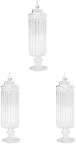 Decoração de casa decoração de casa decoração de casa recipientes de vidro de 3 miniatura de vidro em miniatura jar