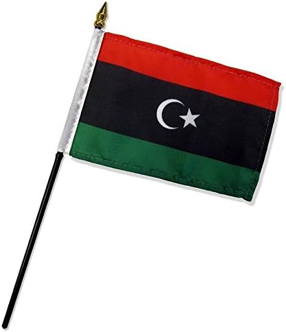 Bandeira da mesa do reino 4 x6 da Líbia