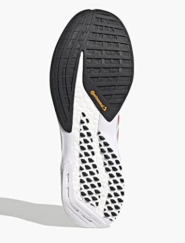 Adidas Men's Adizero Pro DNA Running Shoes, Branco/Vermelho, EUA 13
